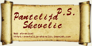 Pantelija Skevelić vizit kartica